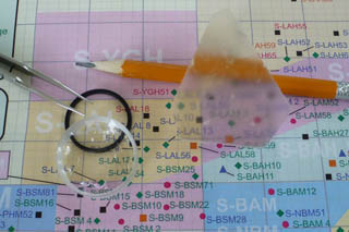 ohara glass chart with lens